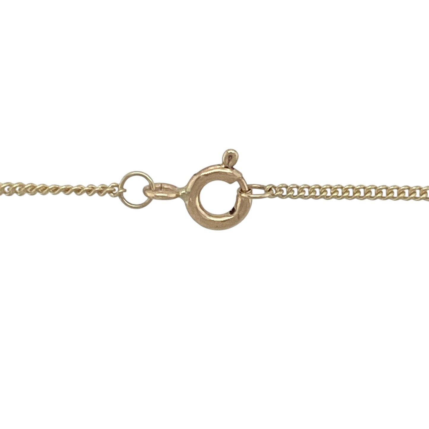 9ct Gold & Diamond Set Fancy Cross 20" Necklace