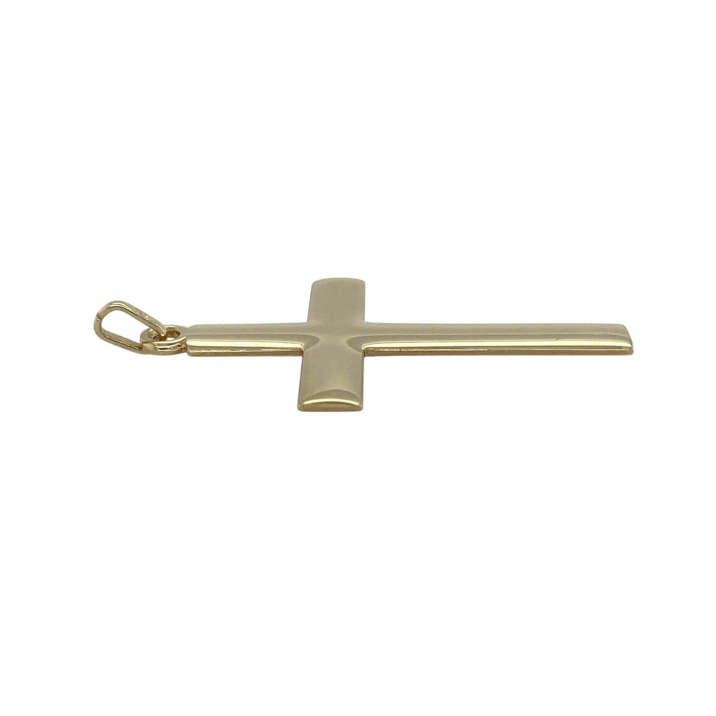 9ct Gold Plain Cross Pendant