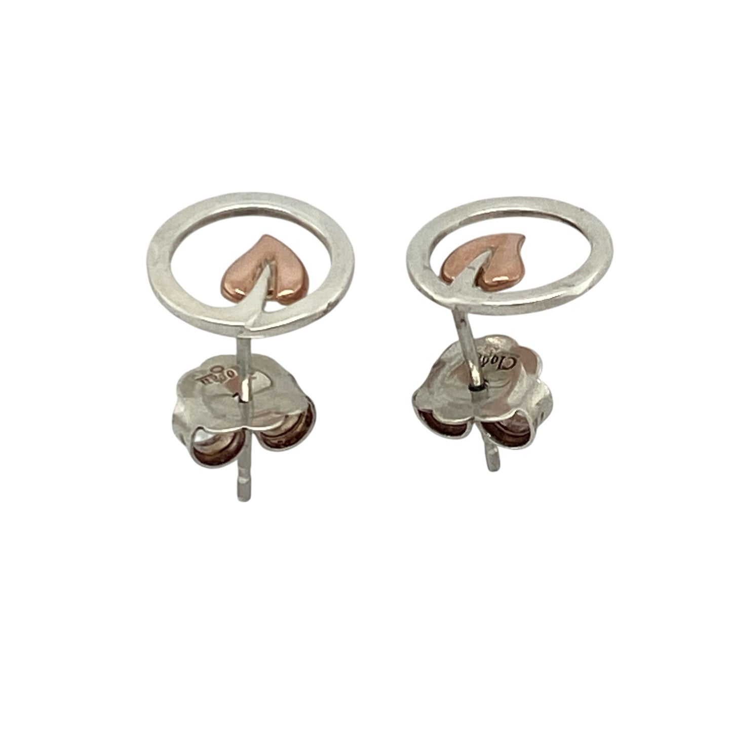 925 Silver Clogau Tree of Life Circle Stud Earrings