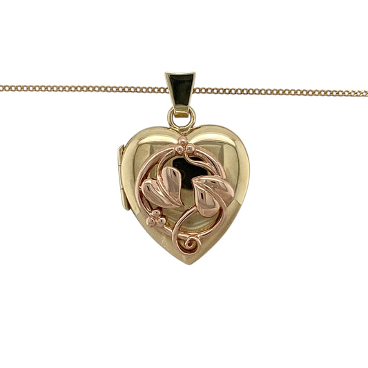 Bring meaningful symbolism and romantic design to your jewellery collection with this pre-owned 9ct yellow and rose gold Clogau Tree of Life heart locket pendant necklace.
Design: The pendant features a heart-shaped locket displaying the iconic Tree of Life motif, symbolising love, strength, and family, with a total length of approximately 3cm including the bail.