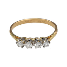 Load image into Gallery viewer, 18ct Gold &amp; Platinum Diamond Band Ring
