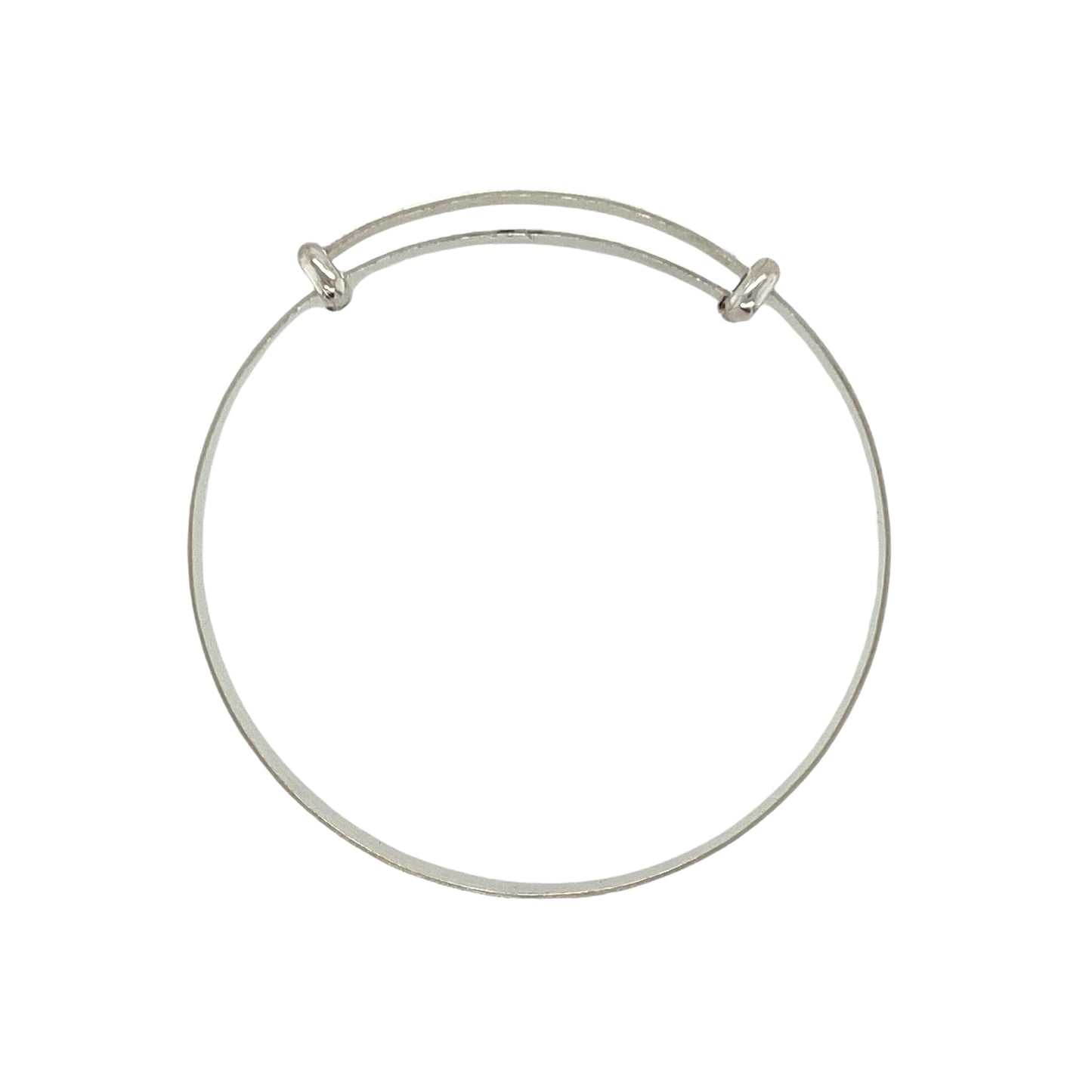 New 925 Silver Stork Patterned Baby Expander Bangle