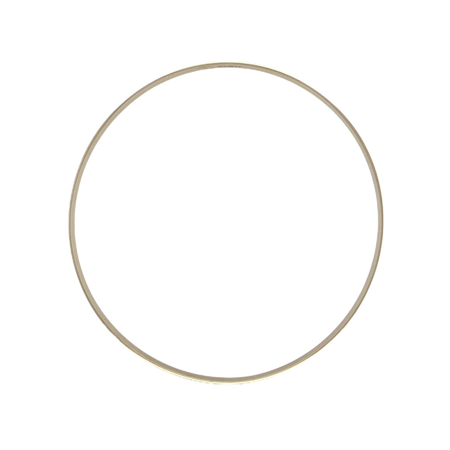 9ct Solid Gold Milgrain Edge Bangle