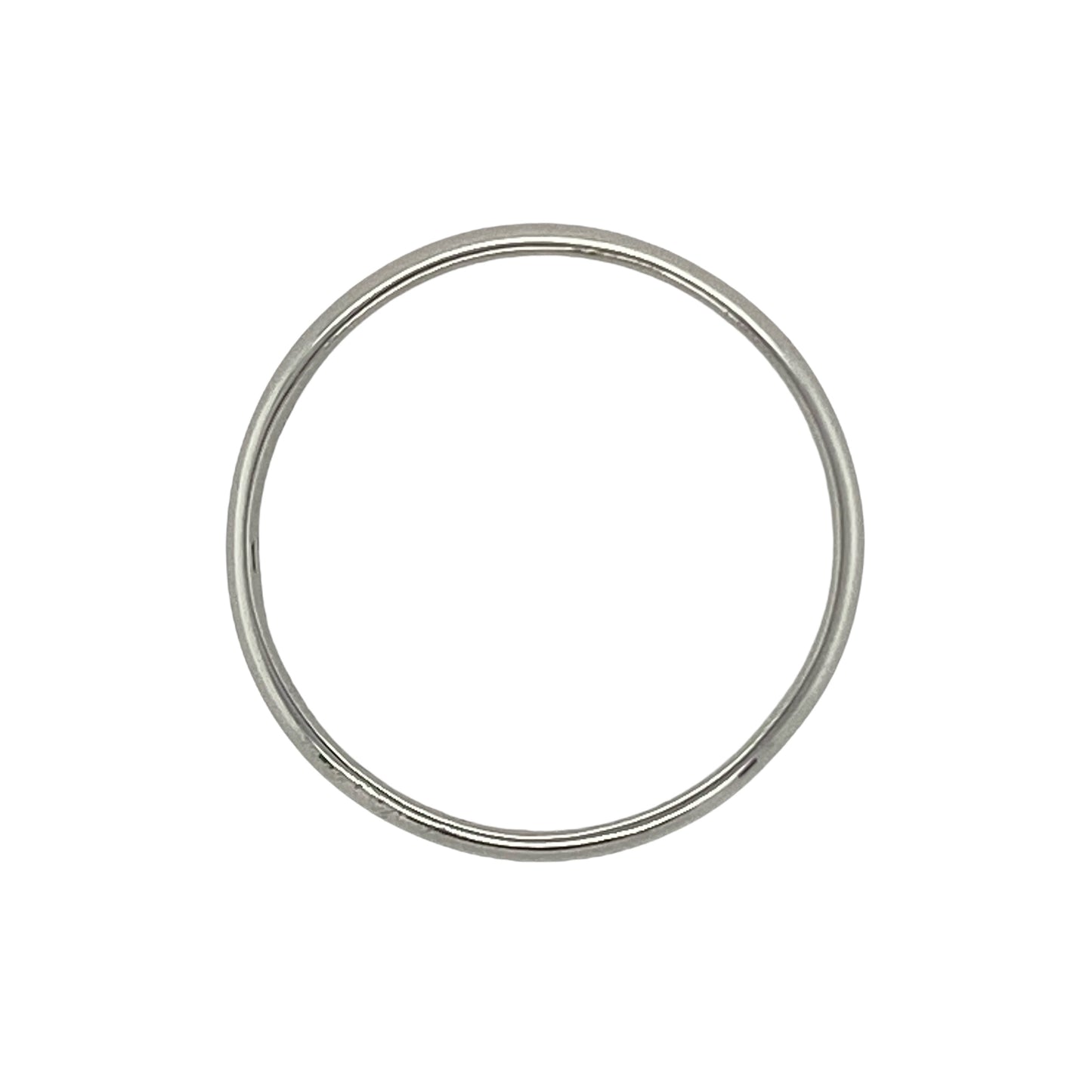 9ct White Gold Clogau Cariad 2mm Wedding Band Ring