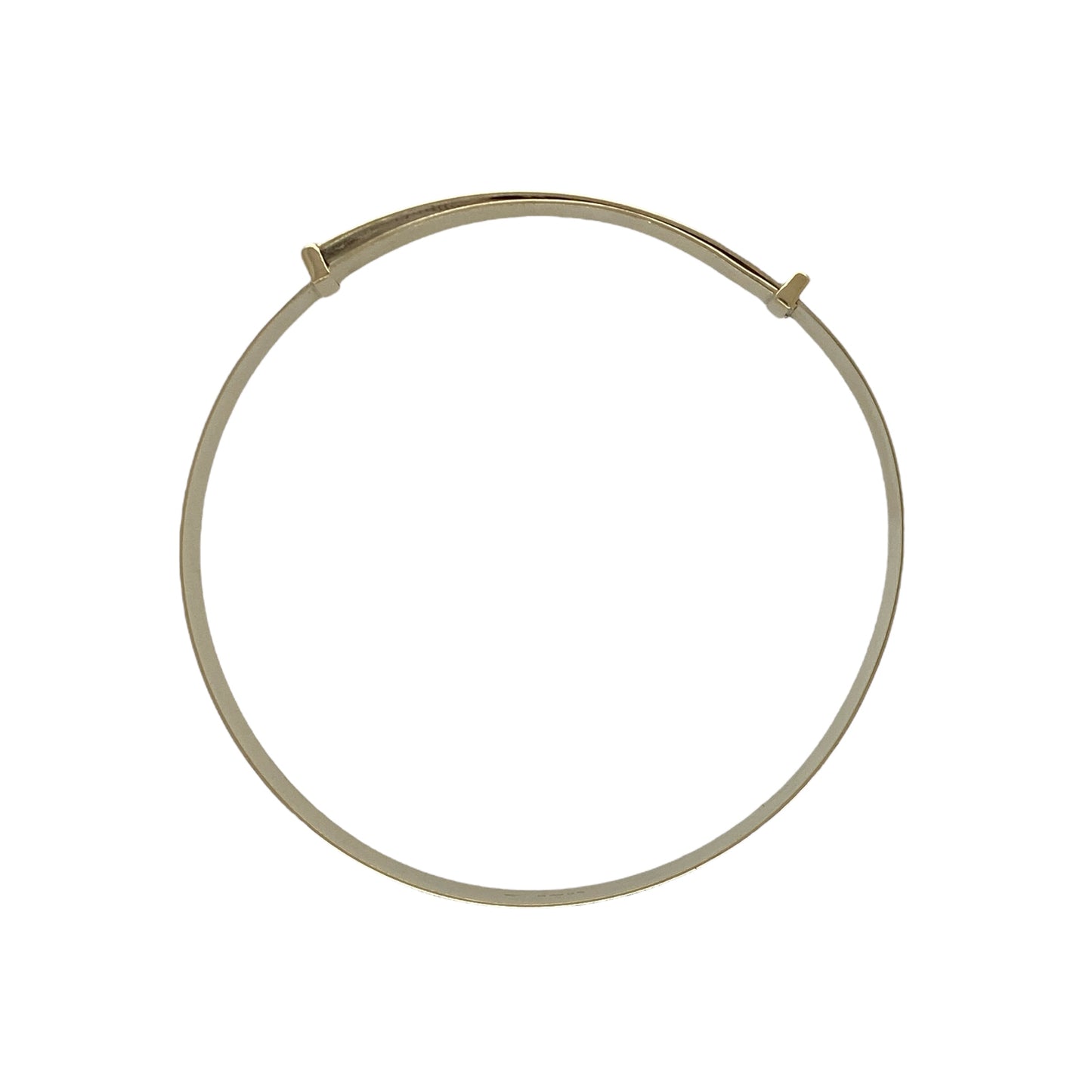 9ct Solid Gold Patterned Expanding Bangle