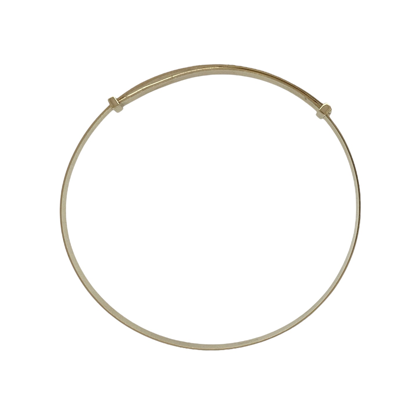 9ct Gold Patterned Expanding Bangle