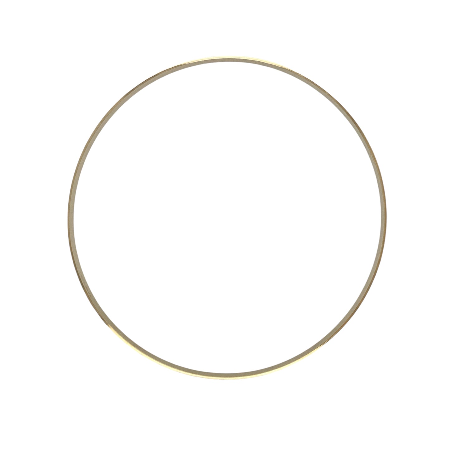 9ct Solid Gold Heart Patterned Bangle