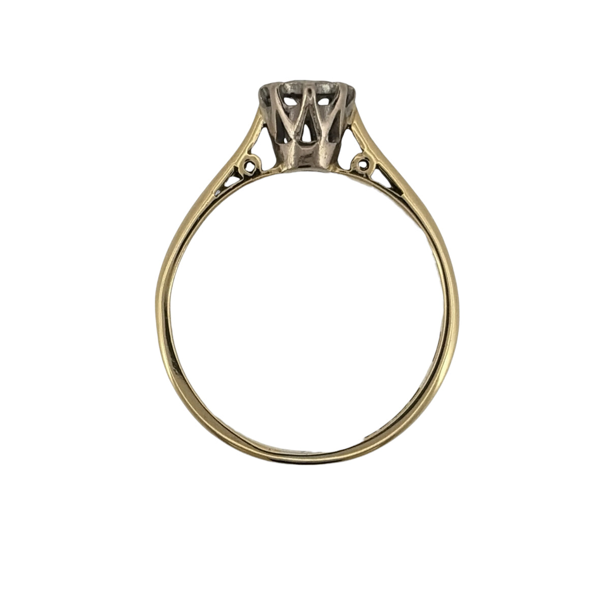 18ct Gold & Diamond Solitaire Ring