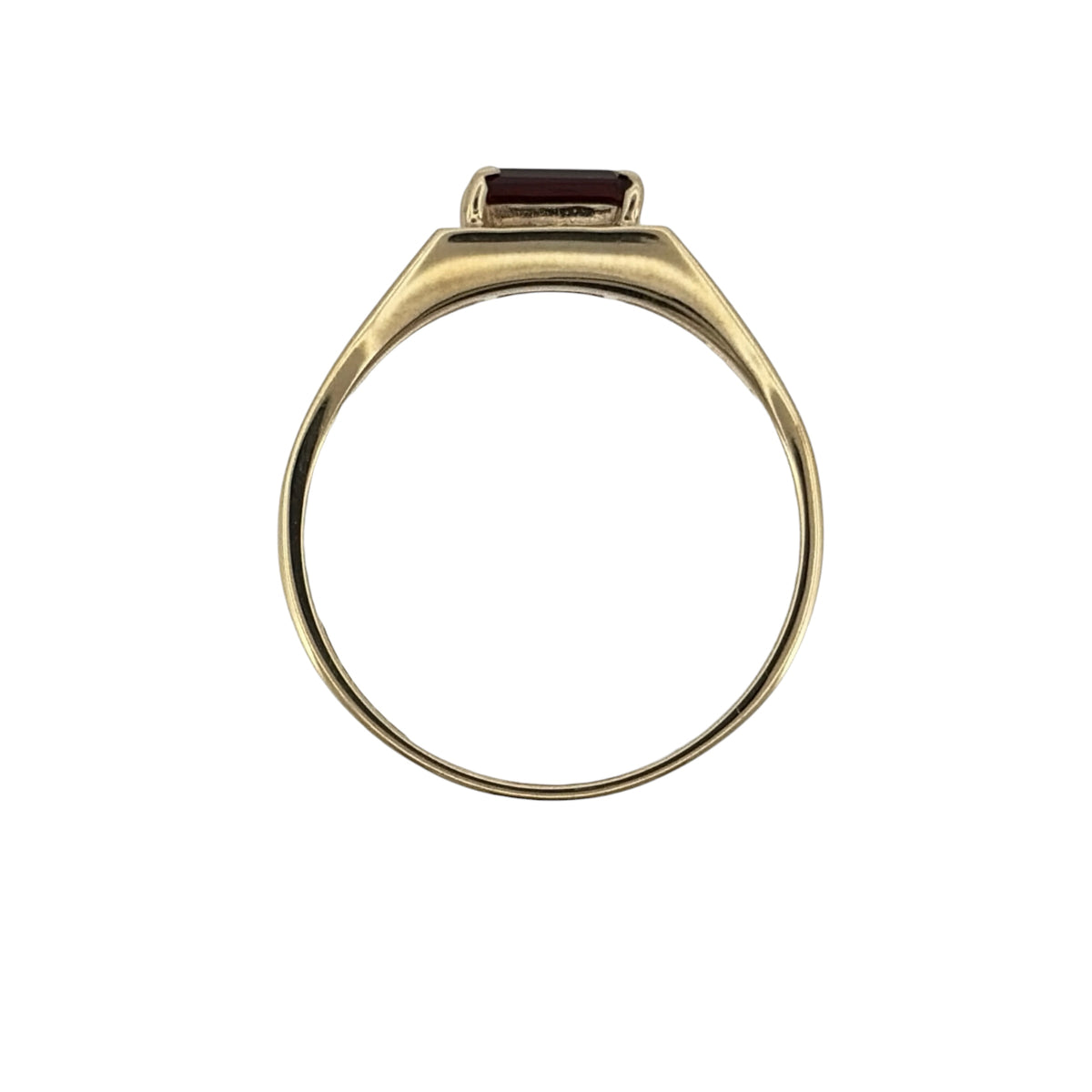 9ct Gold & Garnet Signet Ring