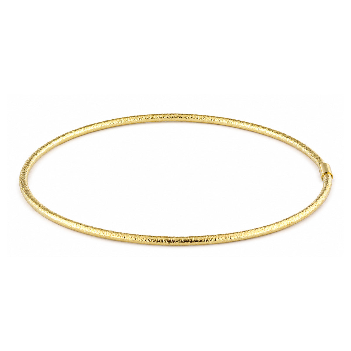 9ct Gold Textured Bangle