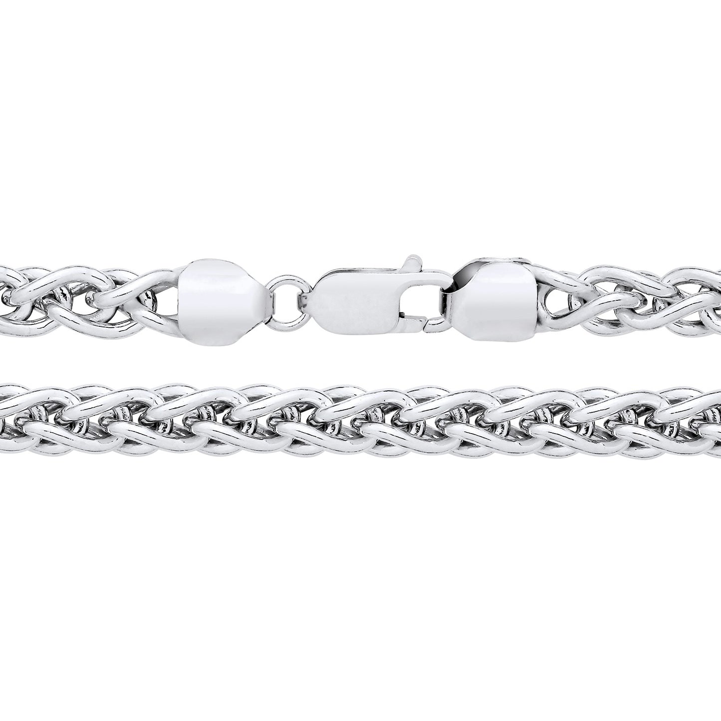 925 Silver 24" Wheat Chain