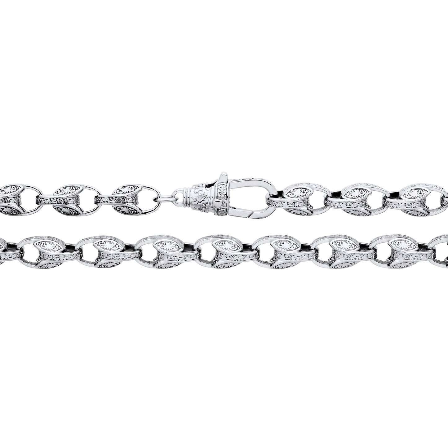 925 Silver 24" Tulip Chain