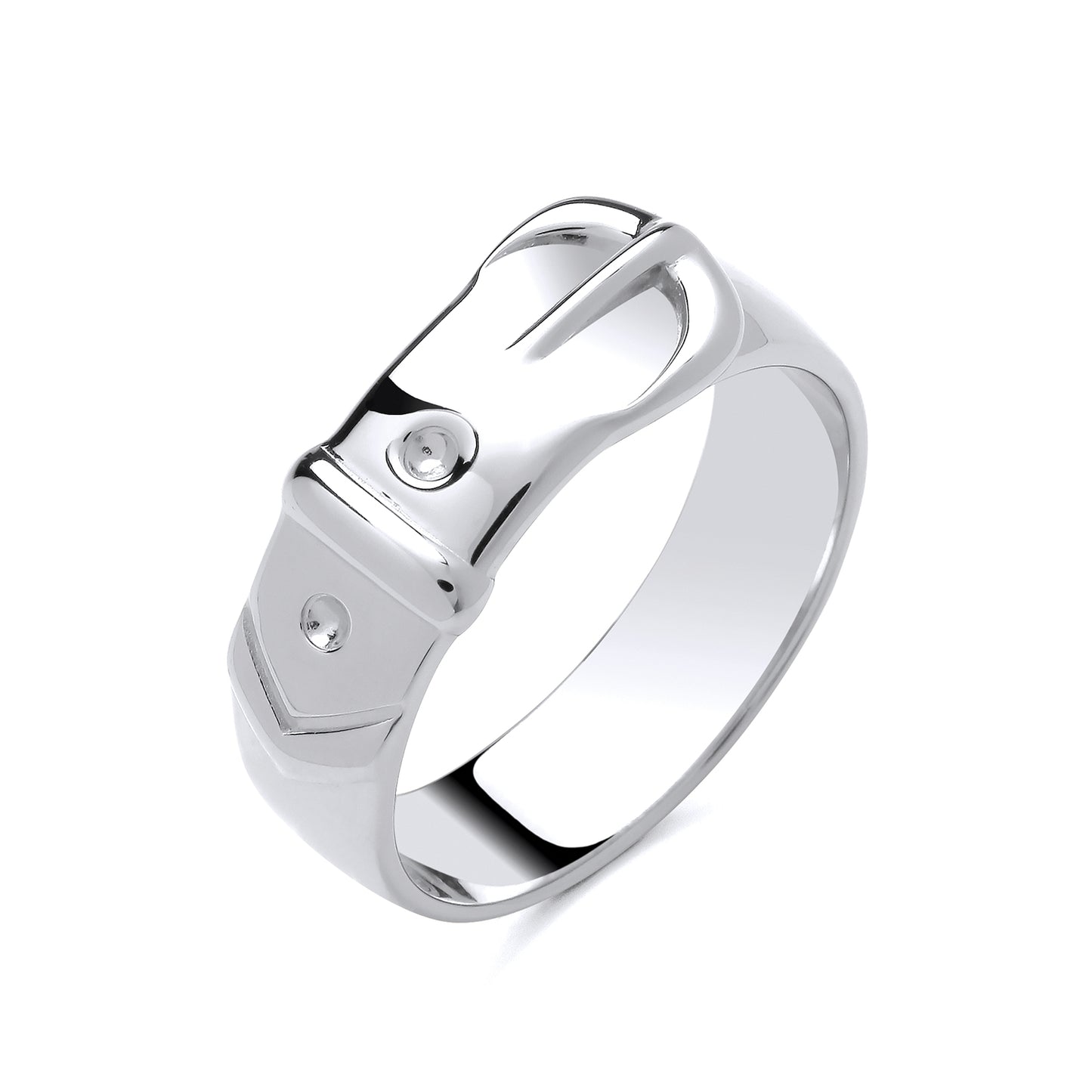 925 Silver Buckle Ring