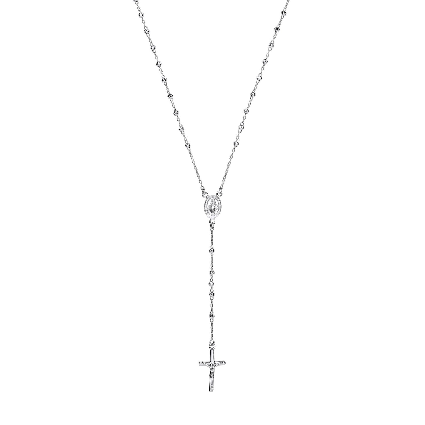 925 Silver 24" Rosary