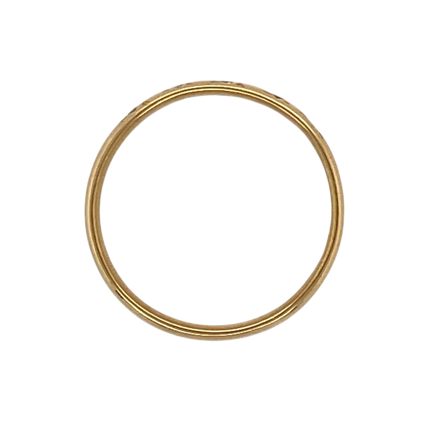 22ct Gold & Diamond Set Band Ring