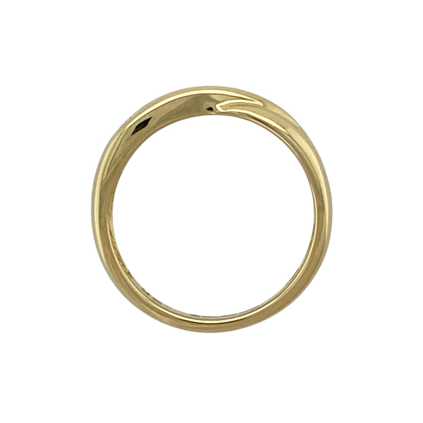 18ct Gold & Diamond Set Crossover Band Ring
