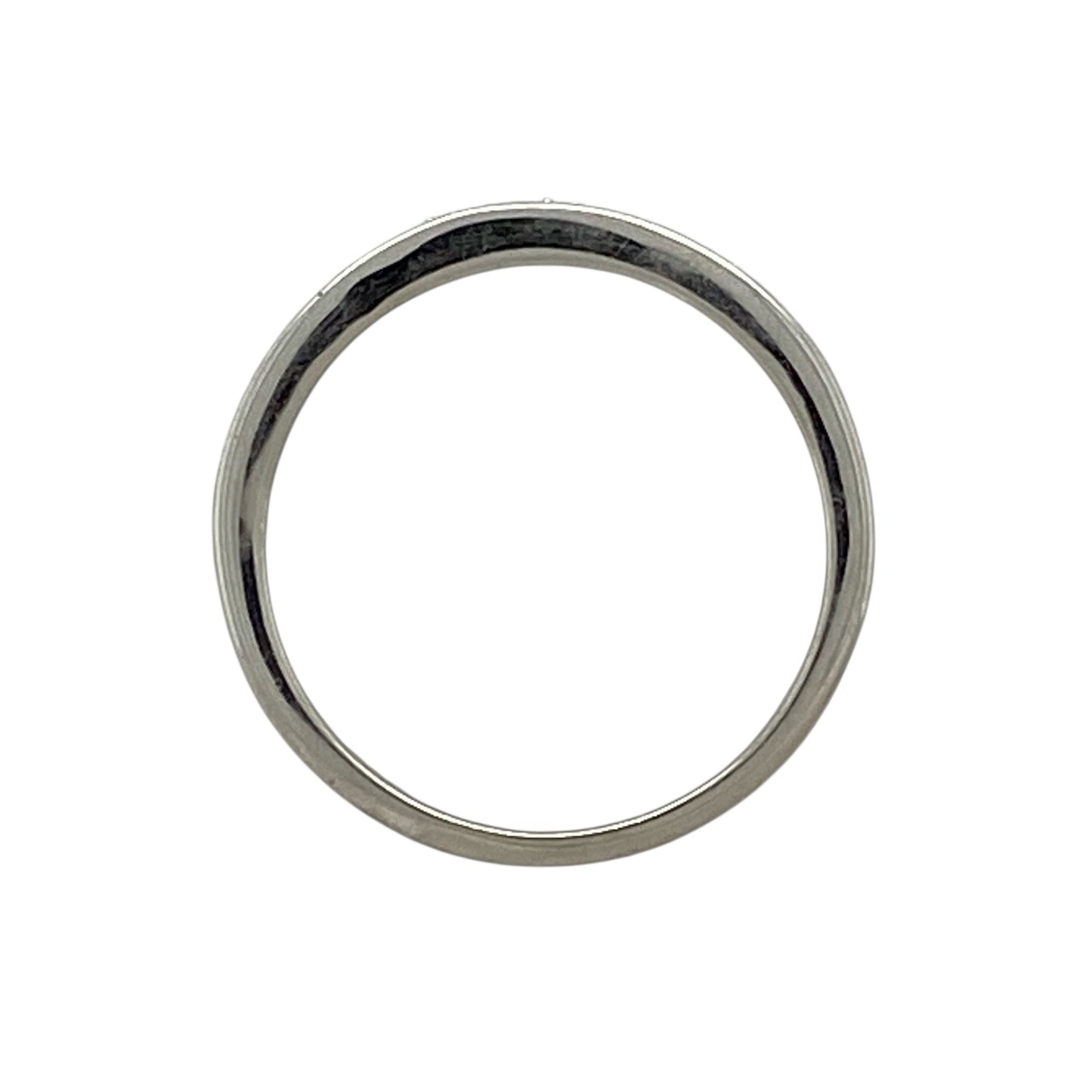 9ct White Gold & Diamond Set Band Ring