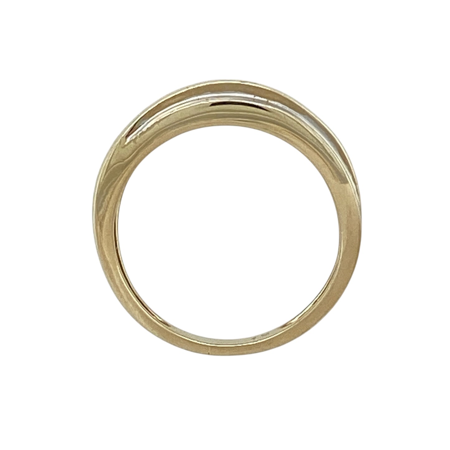 9ct Gold & Diamond Set Band Ring