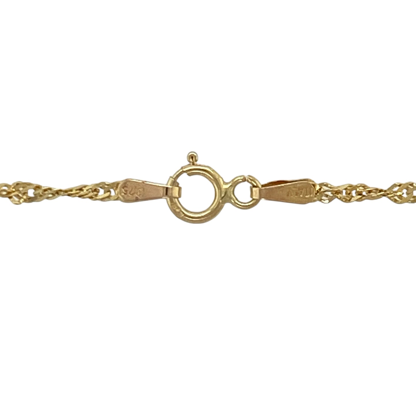 9ct Gold Horseshoe Lovespoon 24" Necklace