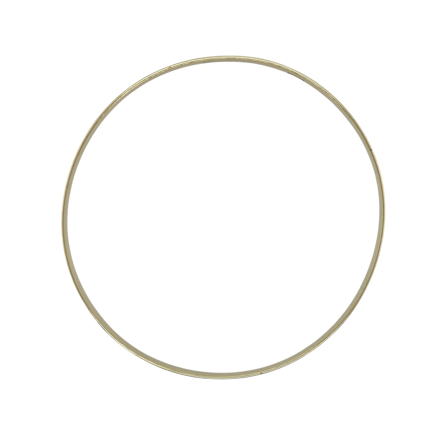 9ct Solid Gold Plain Bangle