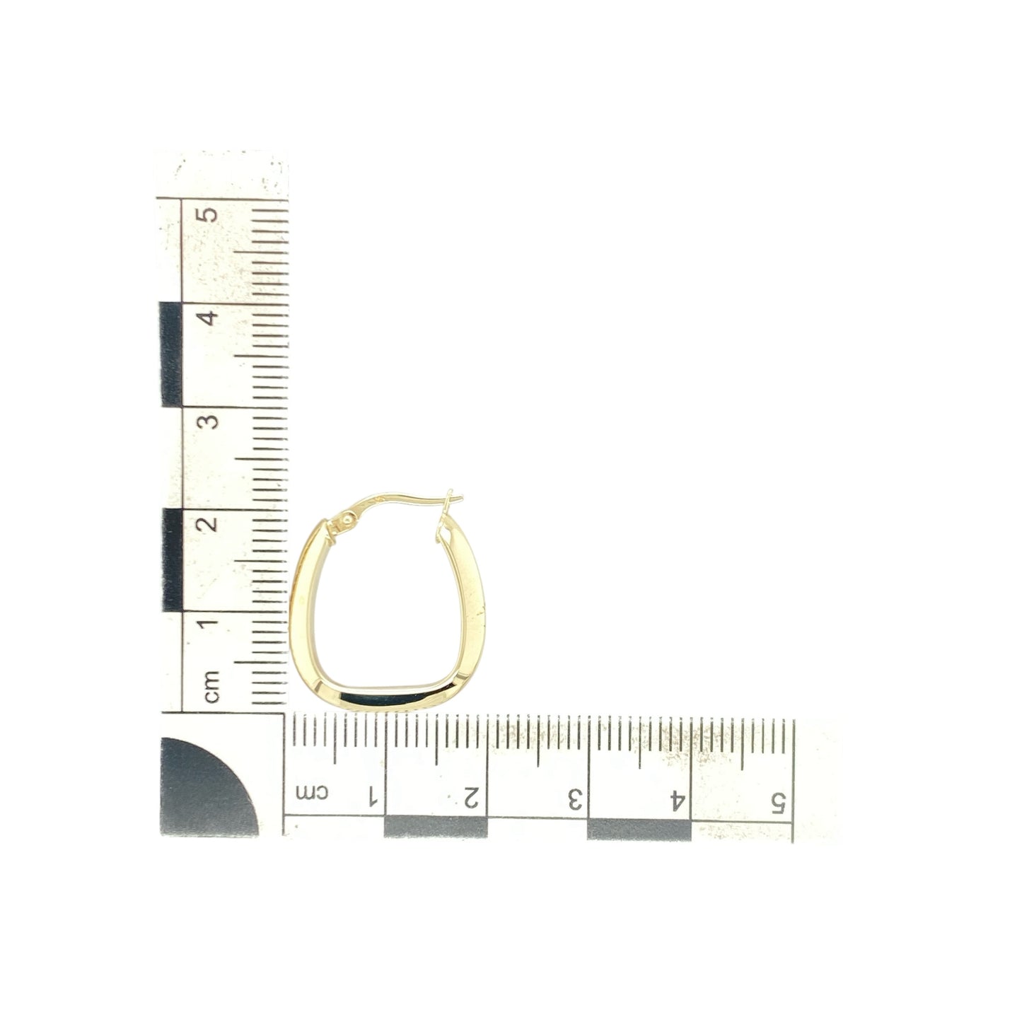 9ct Gold Handbag Style Creole Earrings