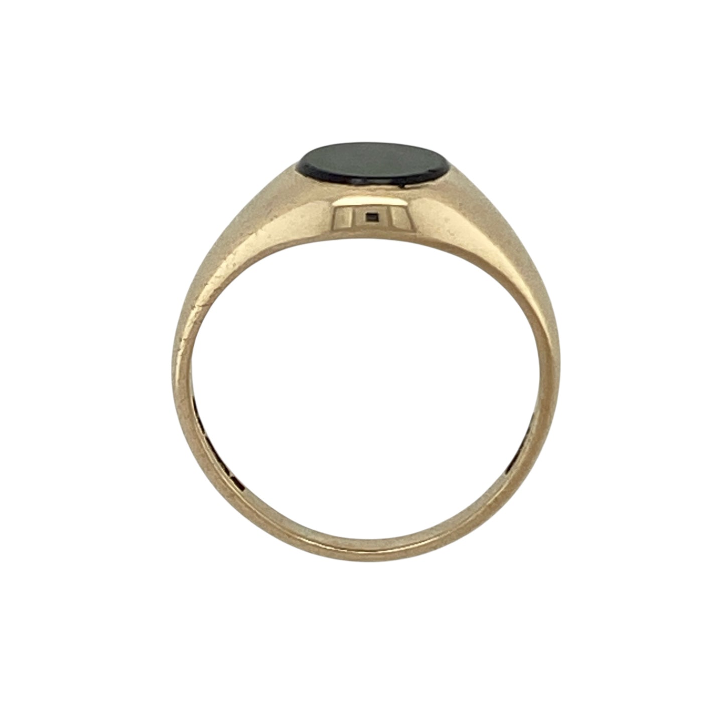 9ct Gold & Onyx Set Oval Signet Ring