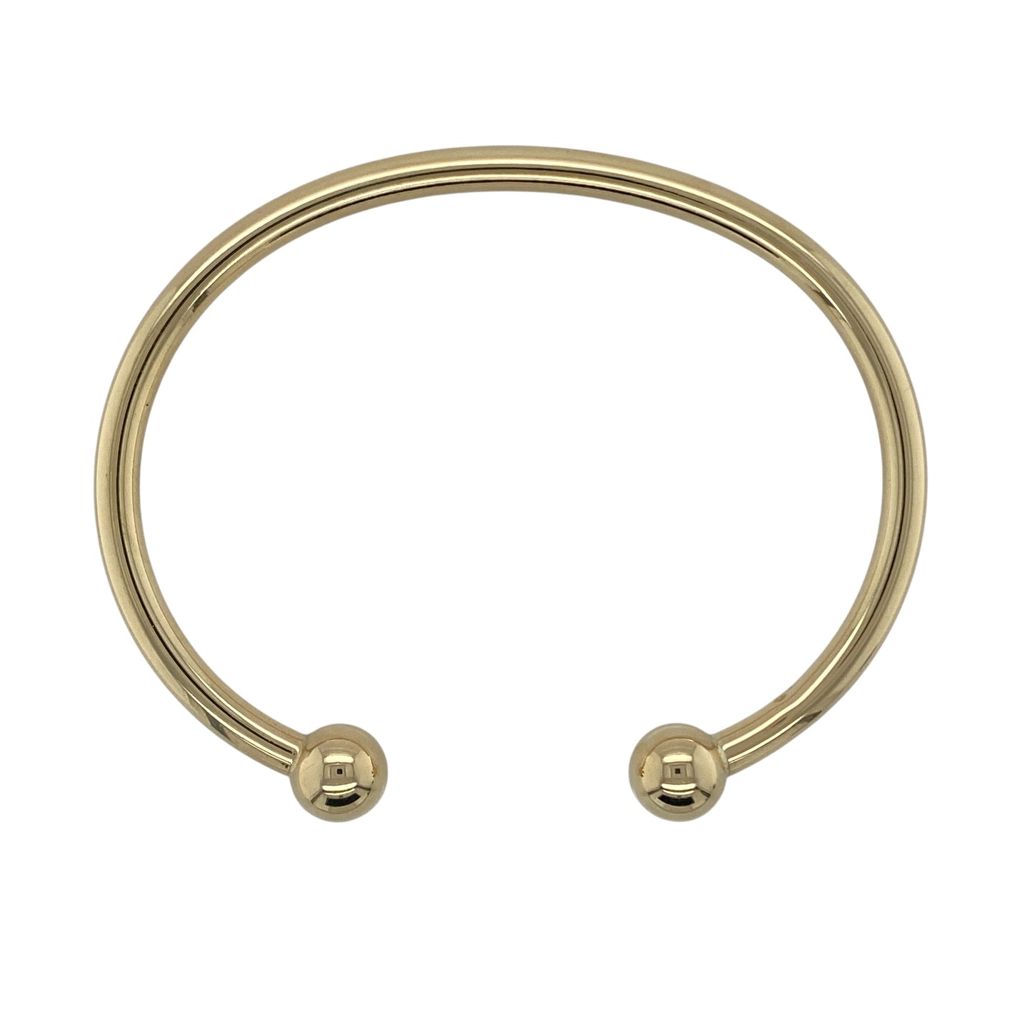 9ct Solid Gold Torque Bangle