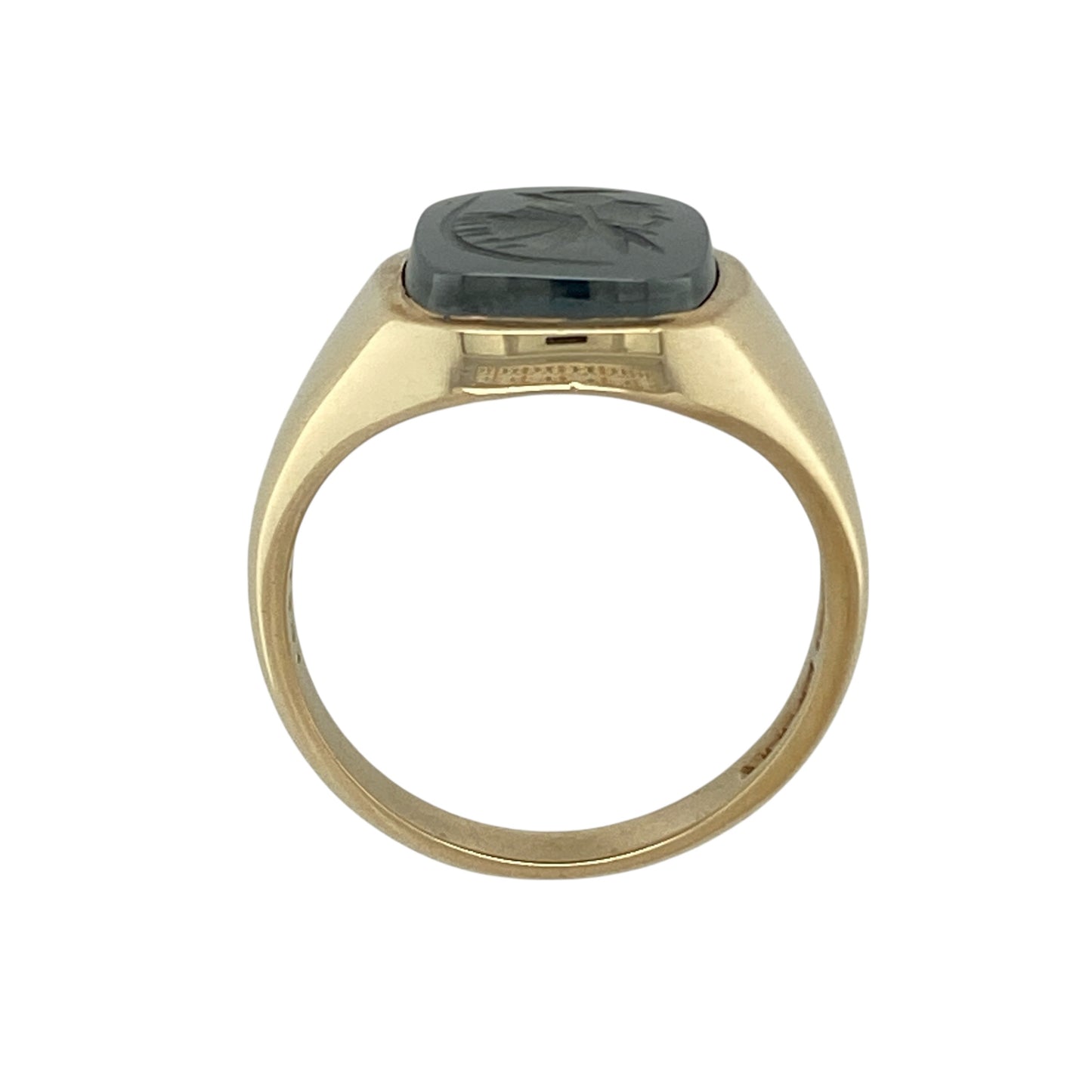 9ct Gold & Hematite Centurion Signet Ring