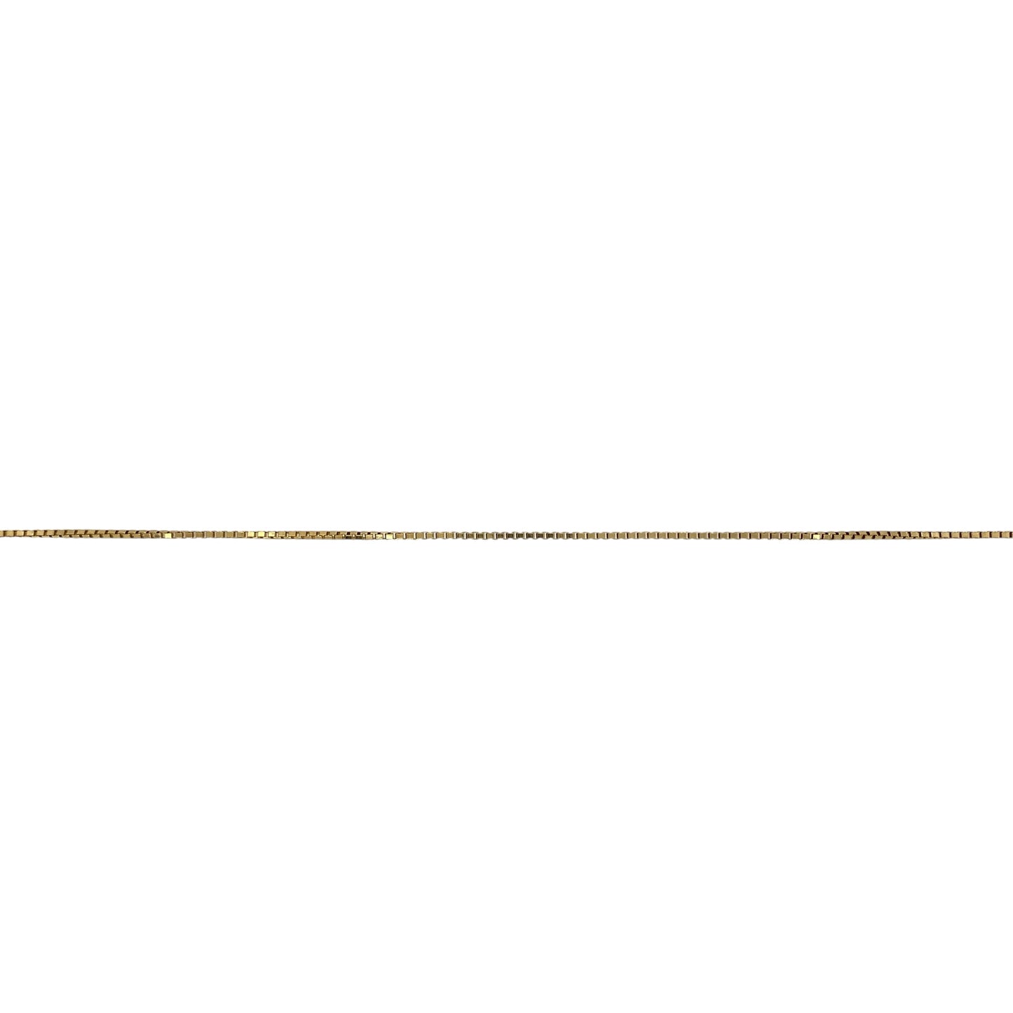 18ct Gold 20" Box Chain