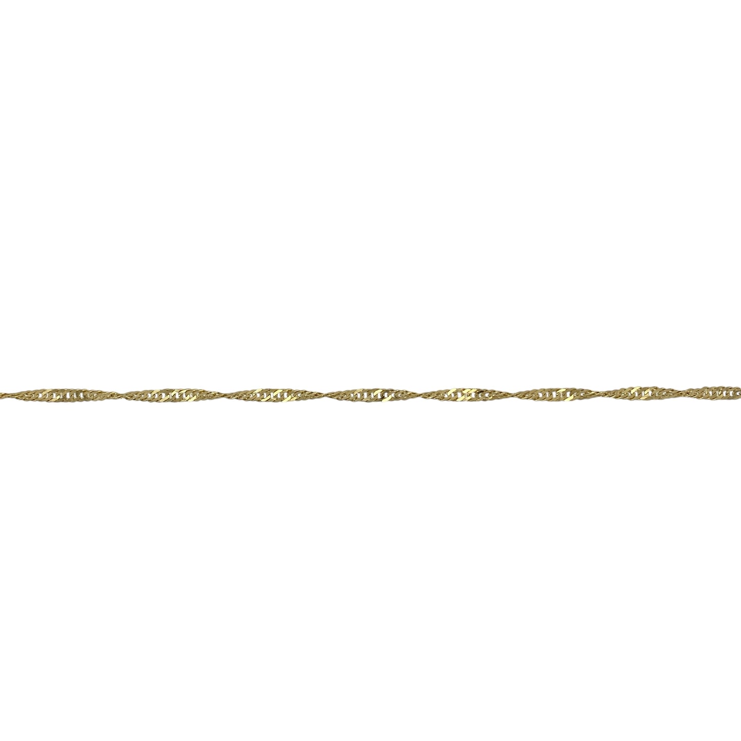 14ct Gold 18" Singapore Chain
