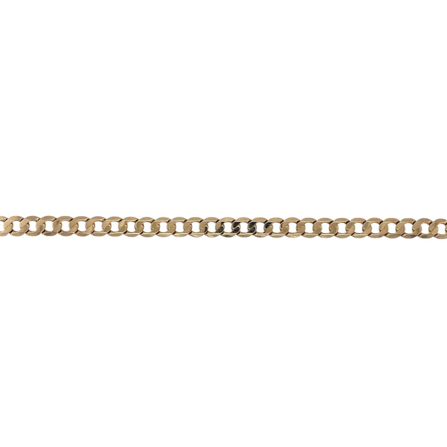9ct Gold 7" Curb Bracelet