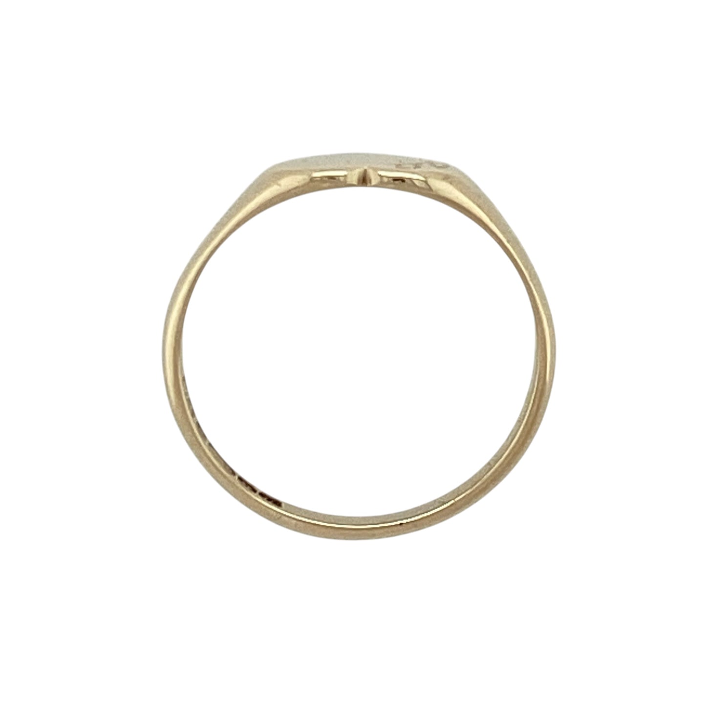 9ct Gold Heart Signet Ring