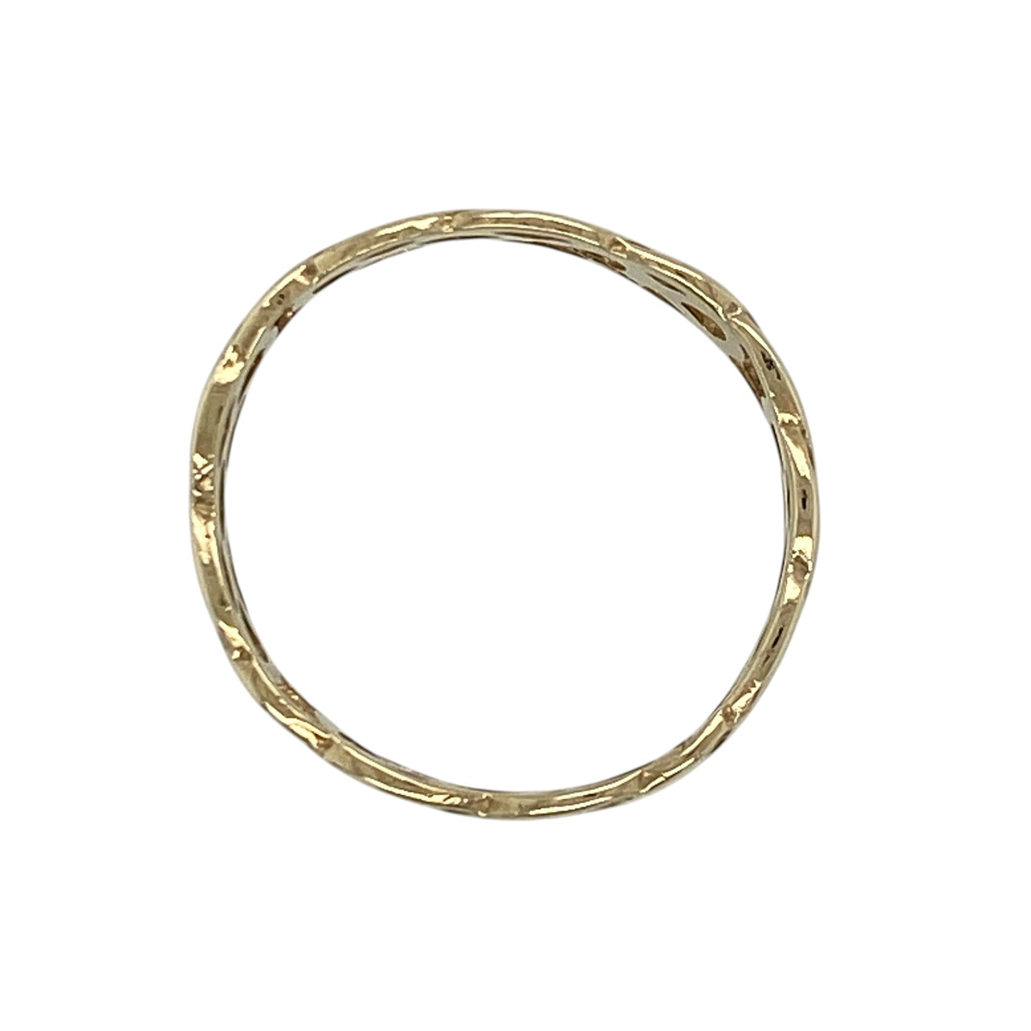 9ct Gold Open Celtic Knot Band Ring