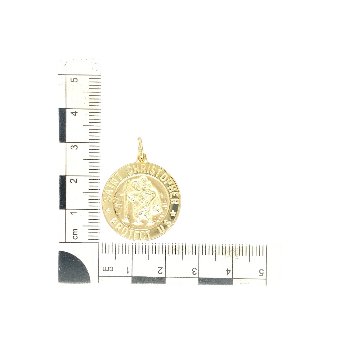 9ct Gold St Christopher Pendant