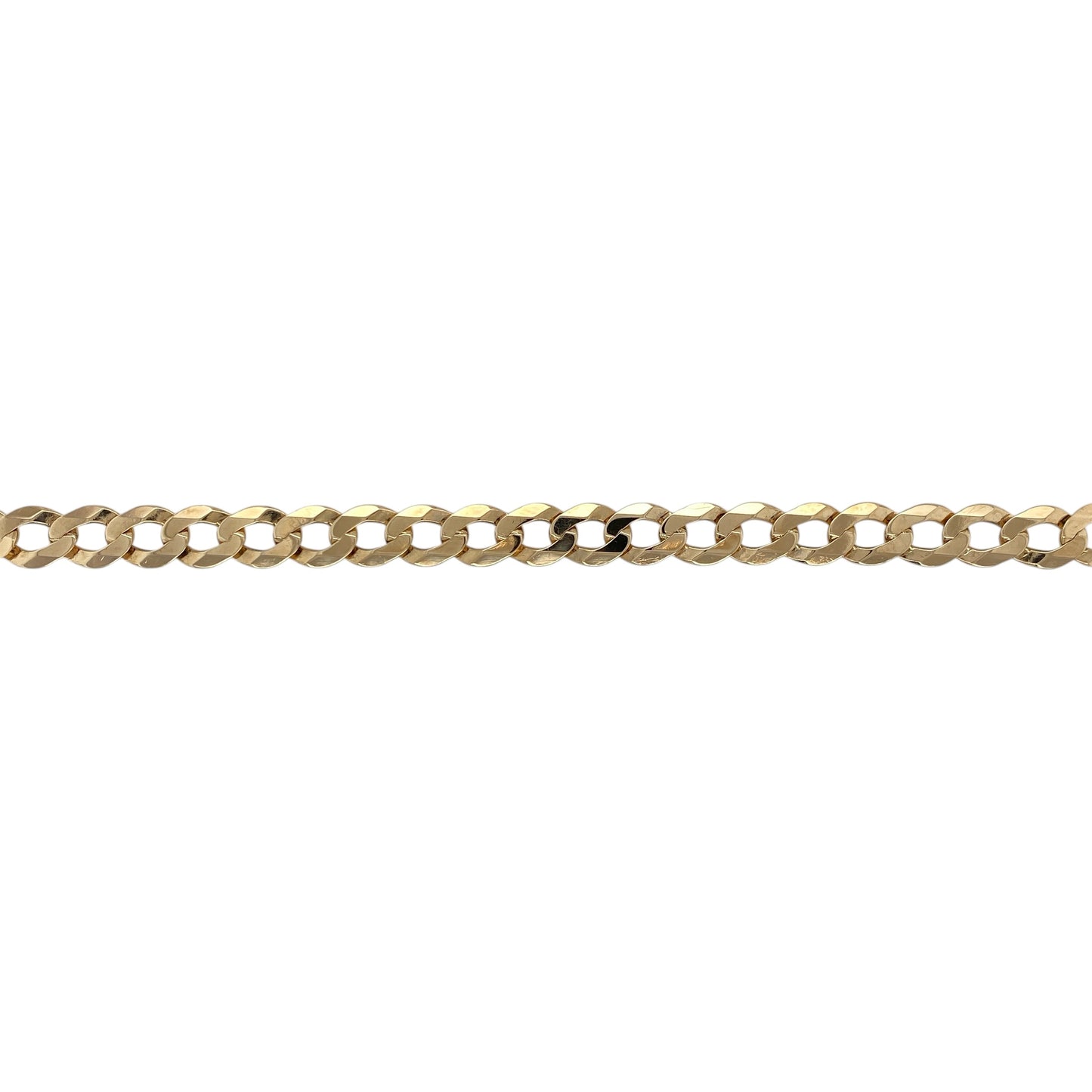 9ct Gold 8.5" Curb Bracelet