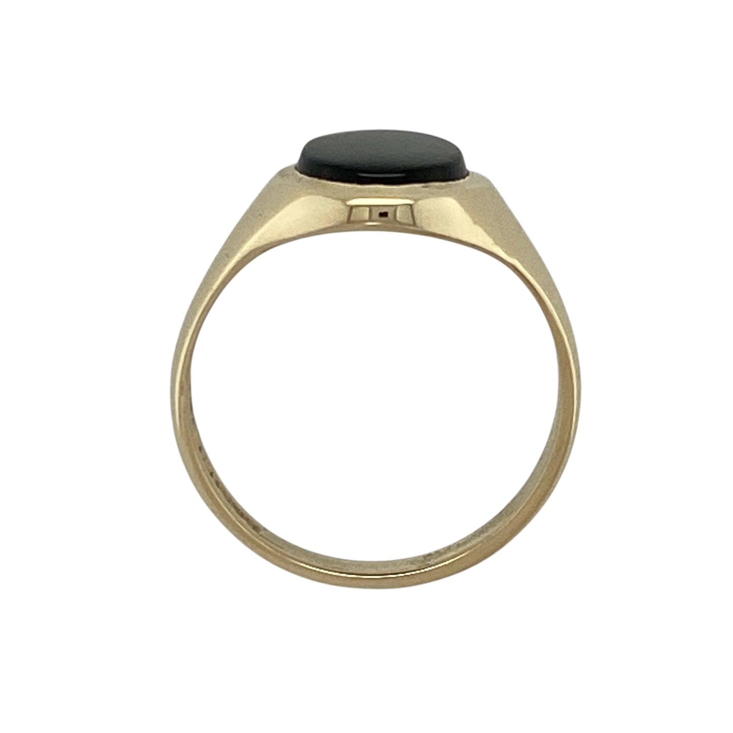 9ct Gold & Onyx Set Oval Signet Ring