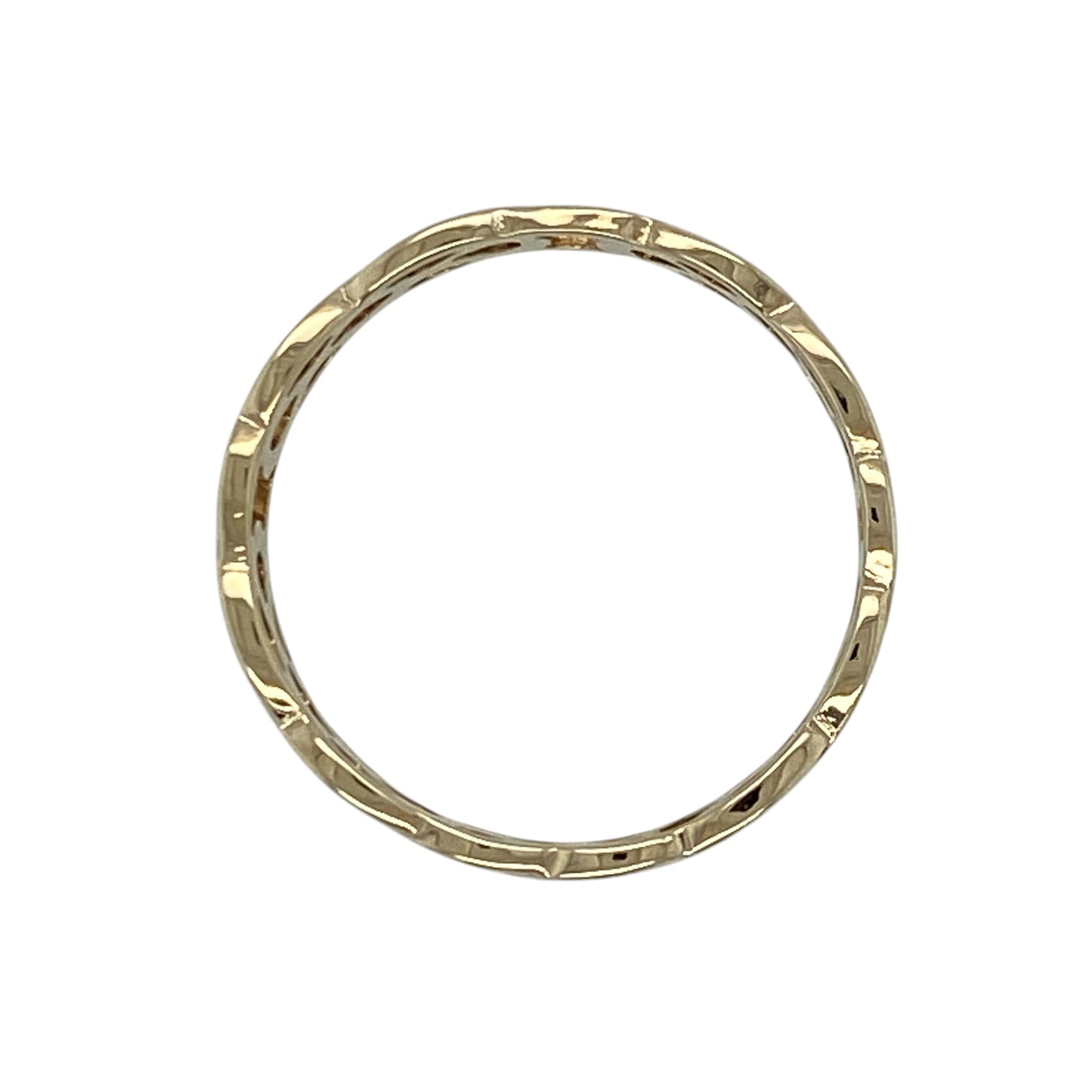 9ct Gold Open Celtic Knot Band Ring