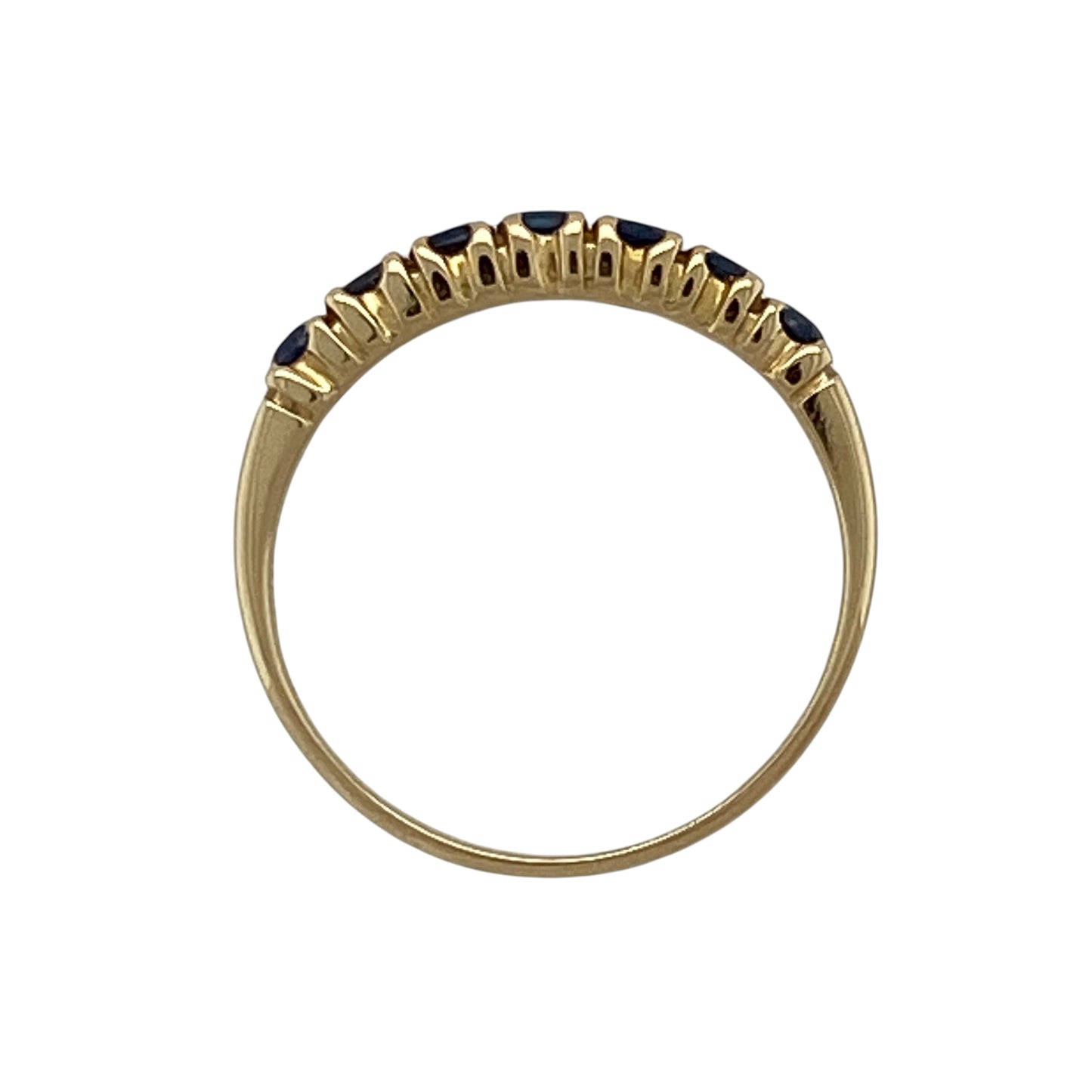 18ct Gold & Sapphire Set Band Ring