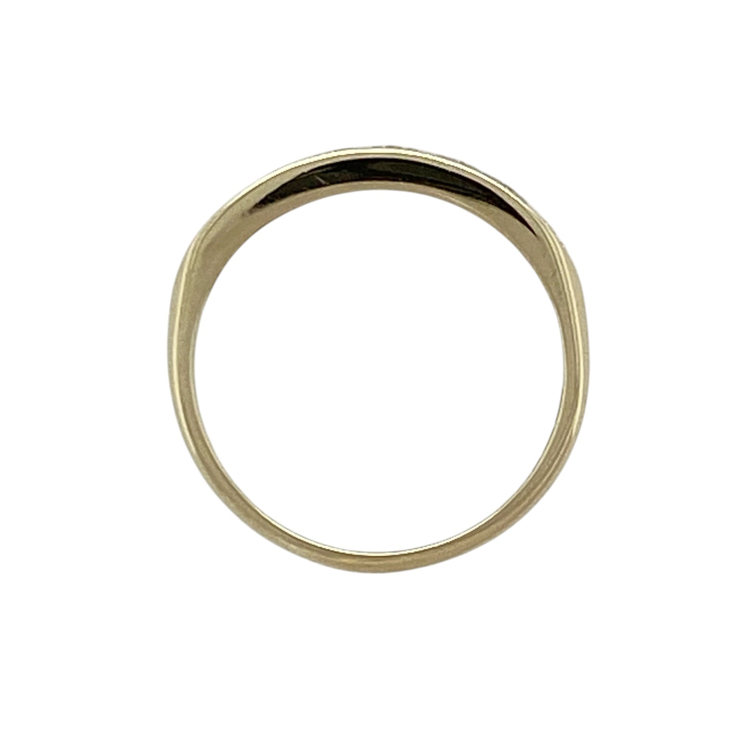 9ct Gold & Diamond Set Band Ring