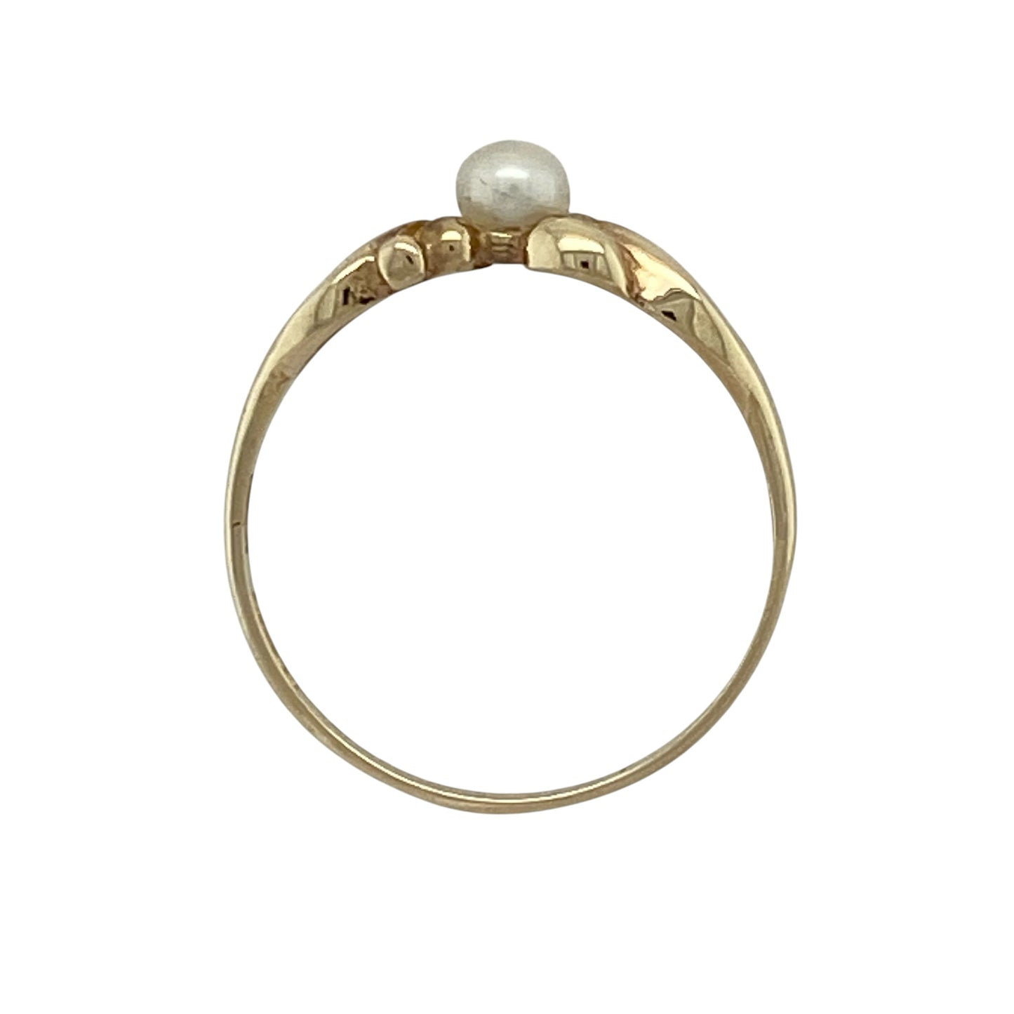 9ct Gold & Pearl Set Ring