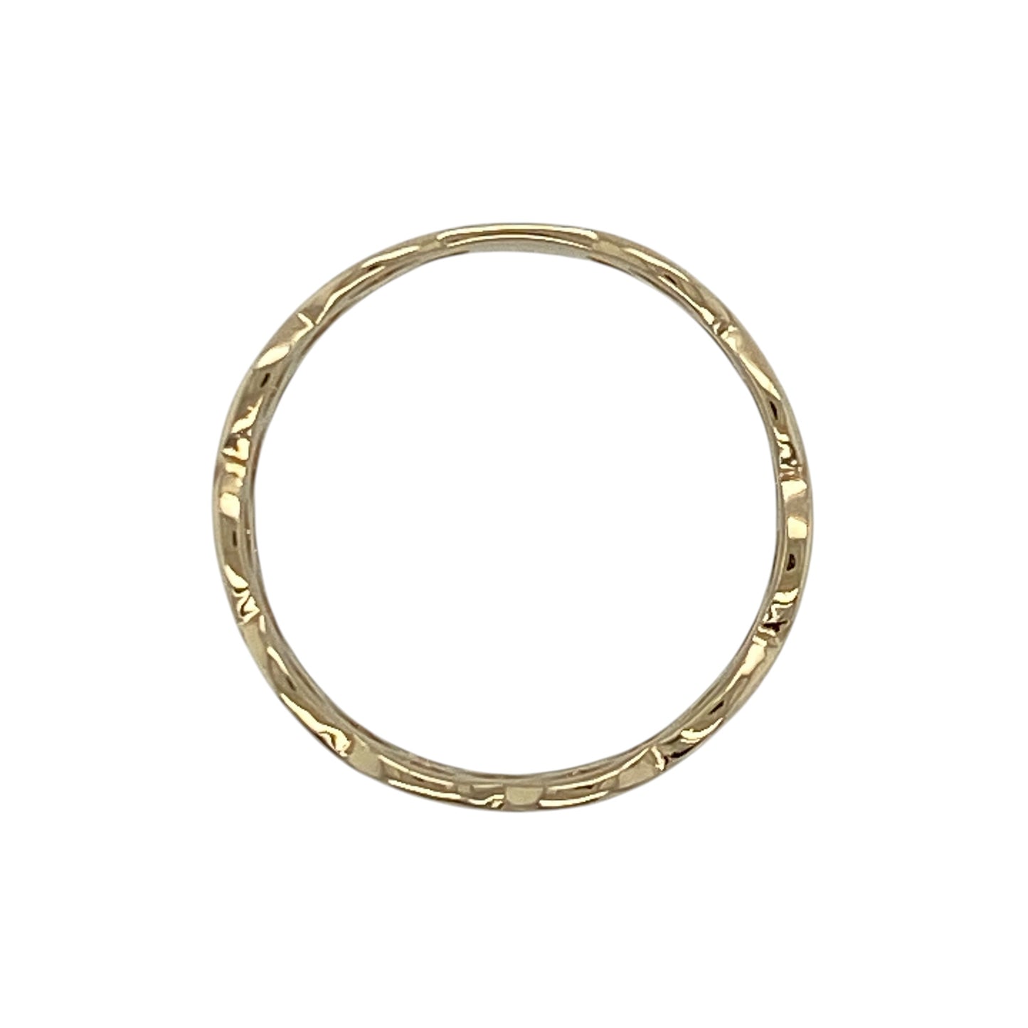 9ct Gold Open Celtic Weave Knot Band Ring