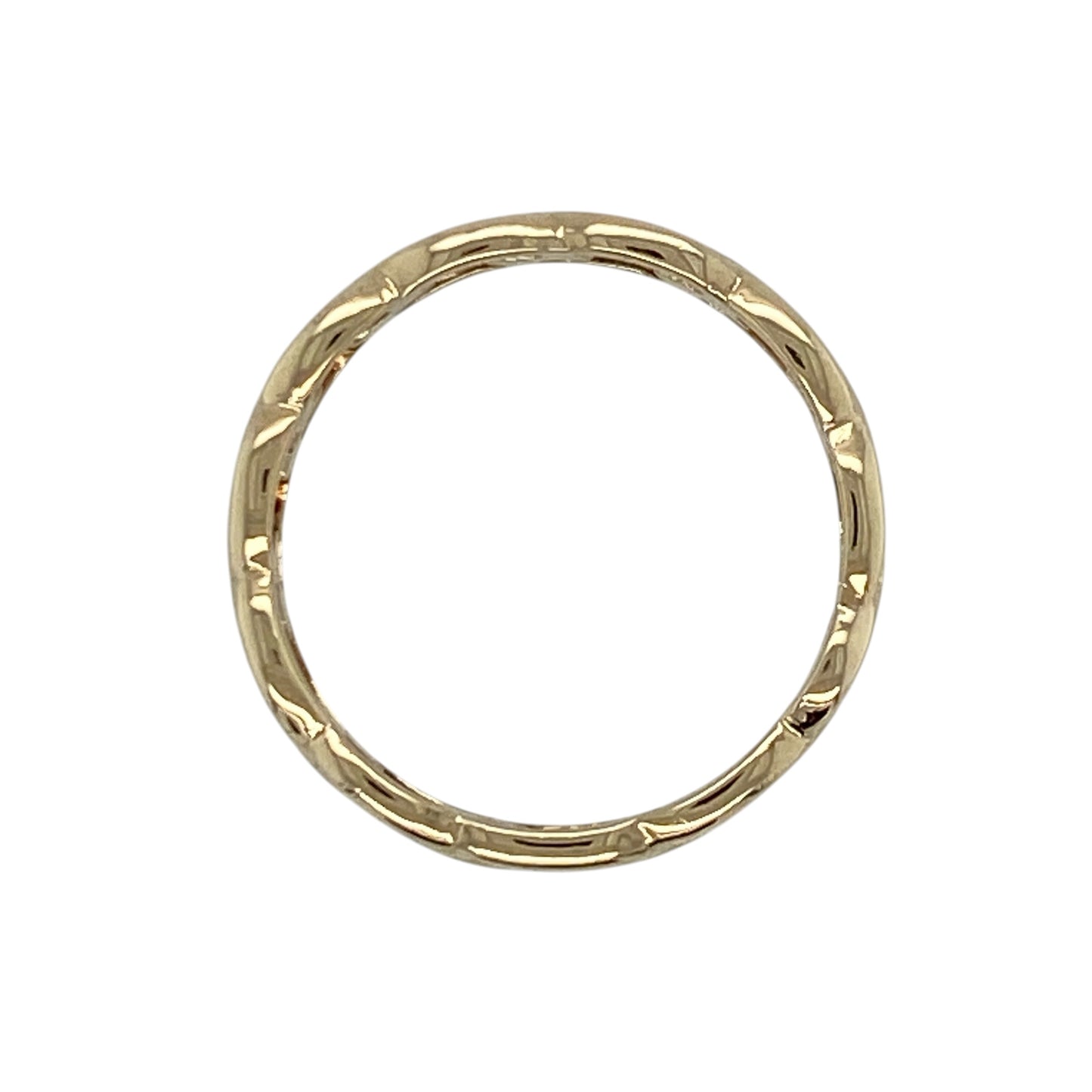 9ct Gold Open Link Band Ring