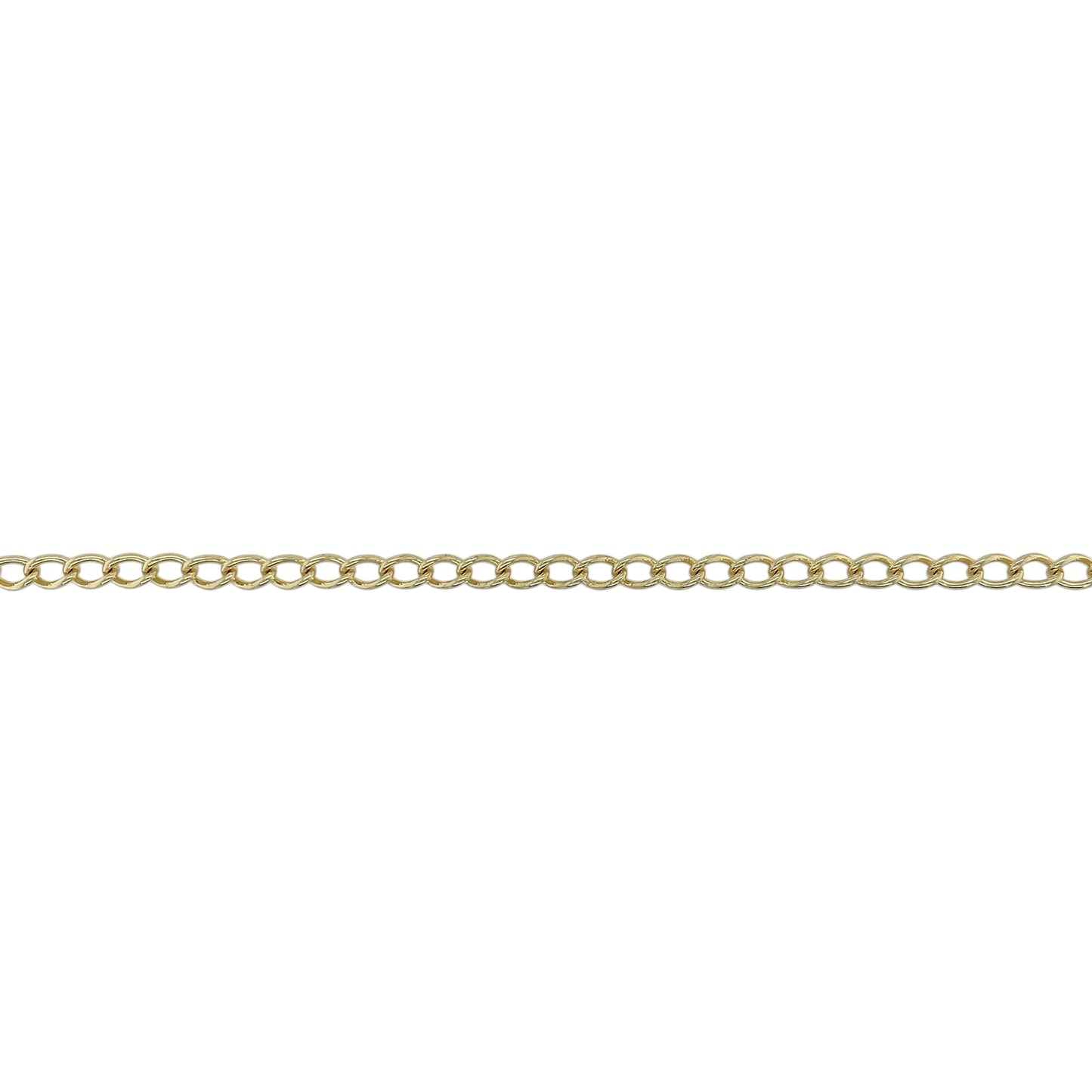 9ct Gold Clogau 8" Curb Charm T Bar Bracelet