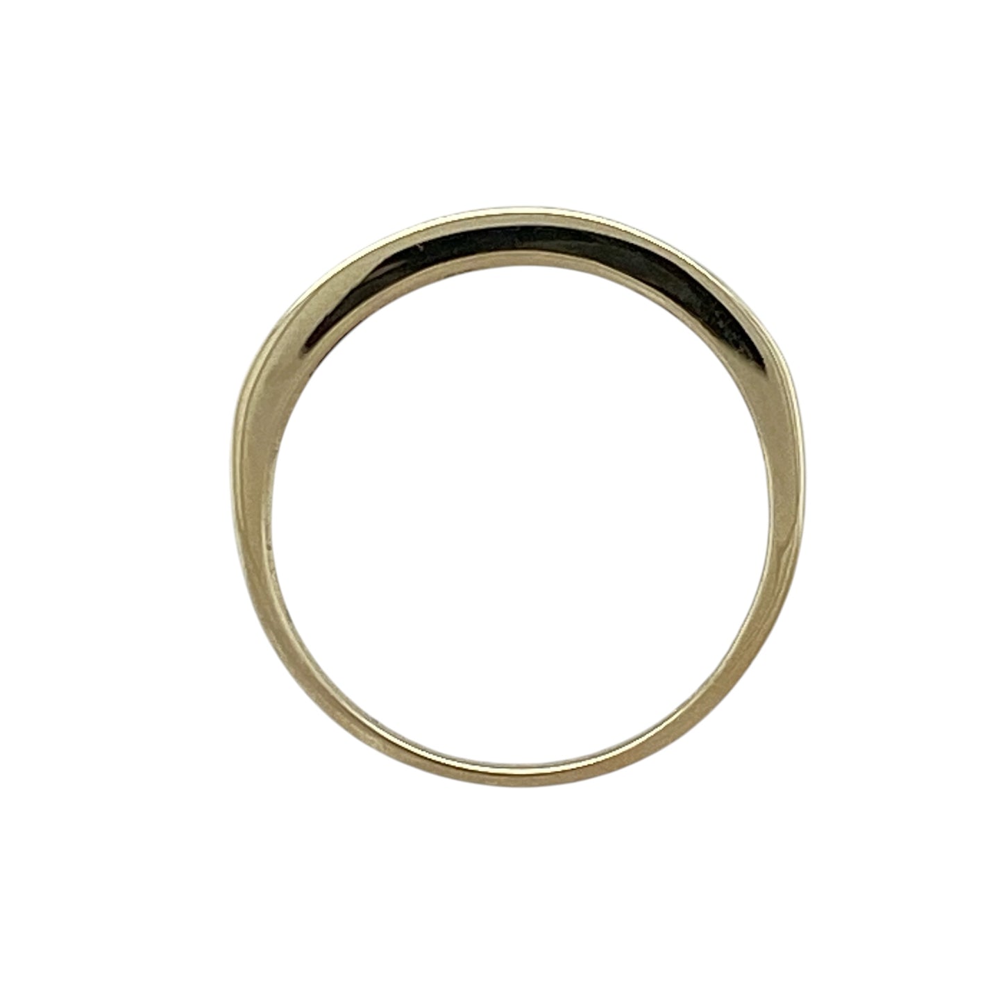 9ct Gold Diamond & Sapphire Set Band Ring