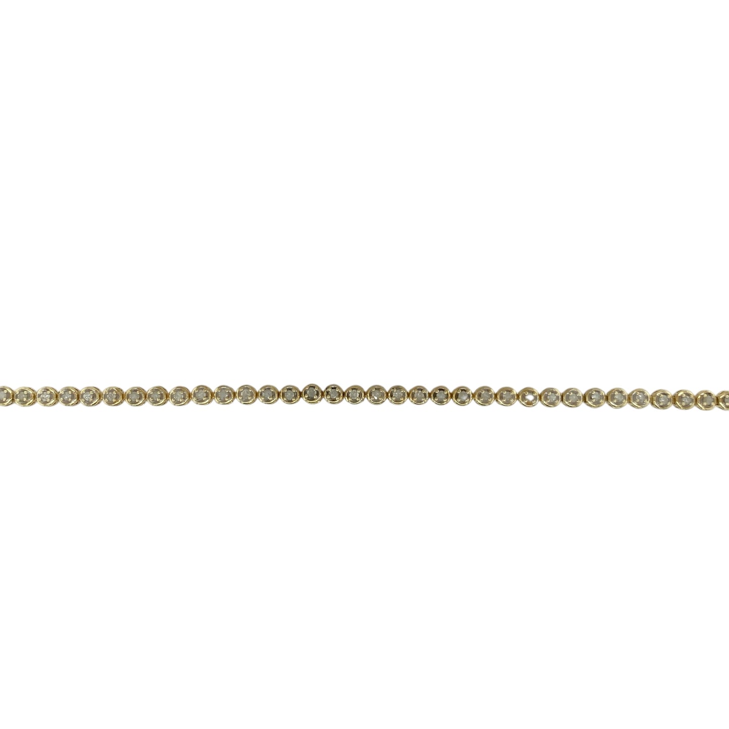 9ct Gold & Diamond Set 8" Bracelet