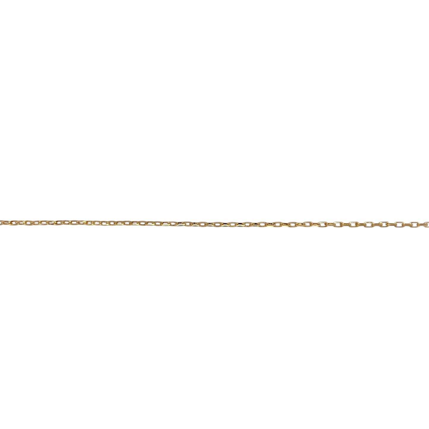 9ct Gold 20" Faceted Belcher Chain