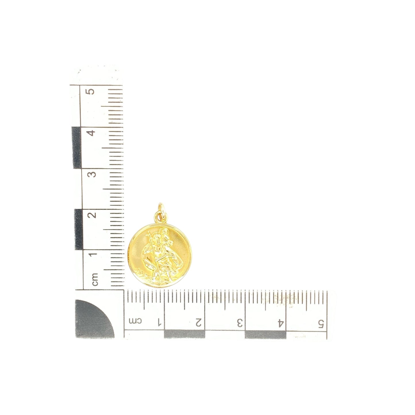 18ct Gold St Christopher Pendant
