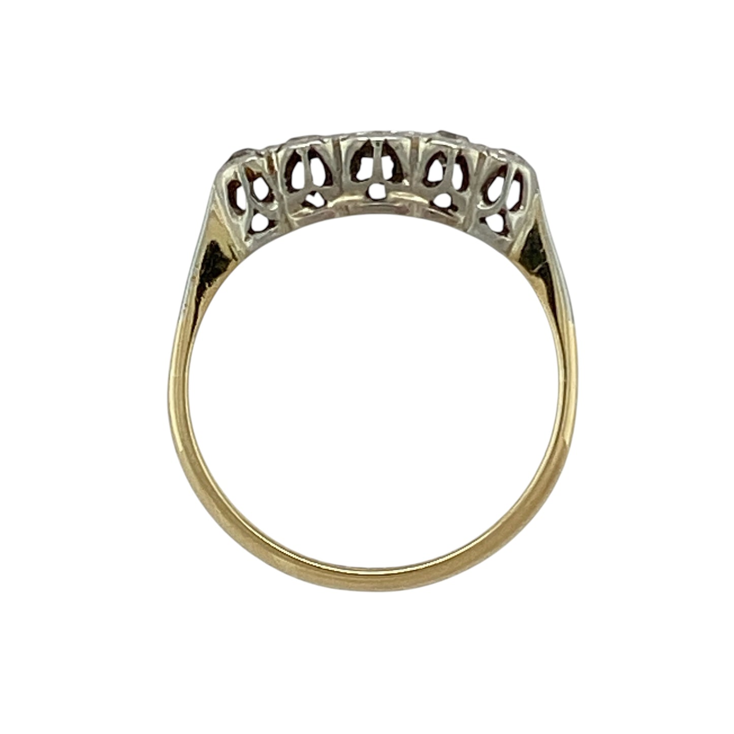 18ct Gold & Diamond Set Five Stone Ring