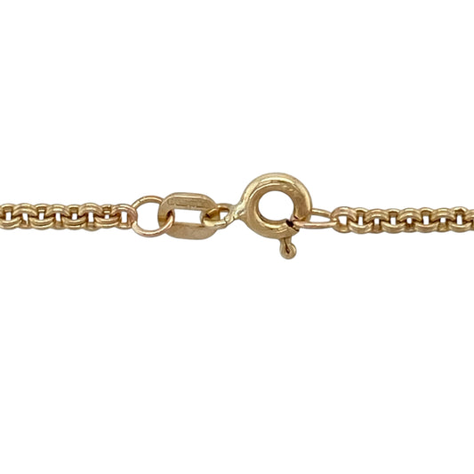 Add subtle texture and timeless style to your jewellery collection with this pre-owned 9ct yellow gold double belcher chain, featuring a classic design with added depth—perfect for everyday wear or layering.
Design: The chain features a double belcher link pattern, offering a slightly more intricate look than a standard belcher chain, with added texture and visual interest.
Material: Made from 9ct yellow gold, the polished finish enhances the warm tone of the metal, giving a bright and elegant appearance.