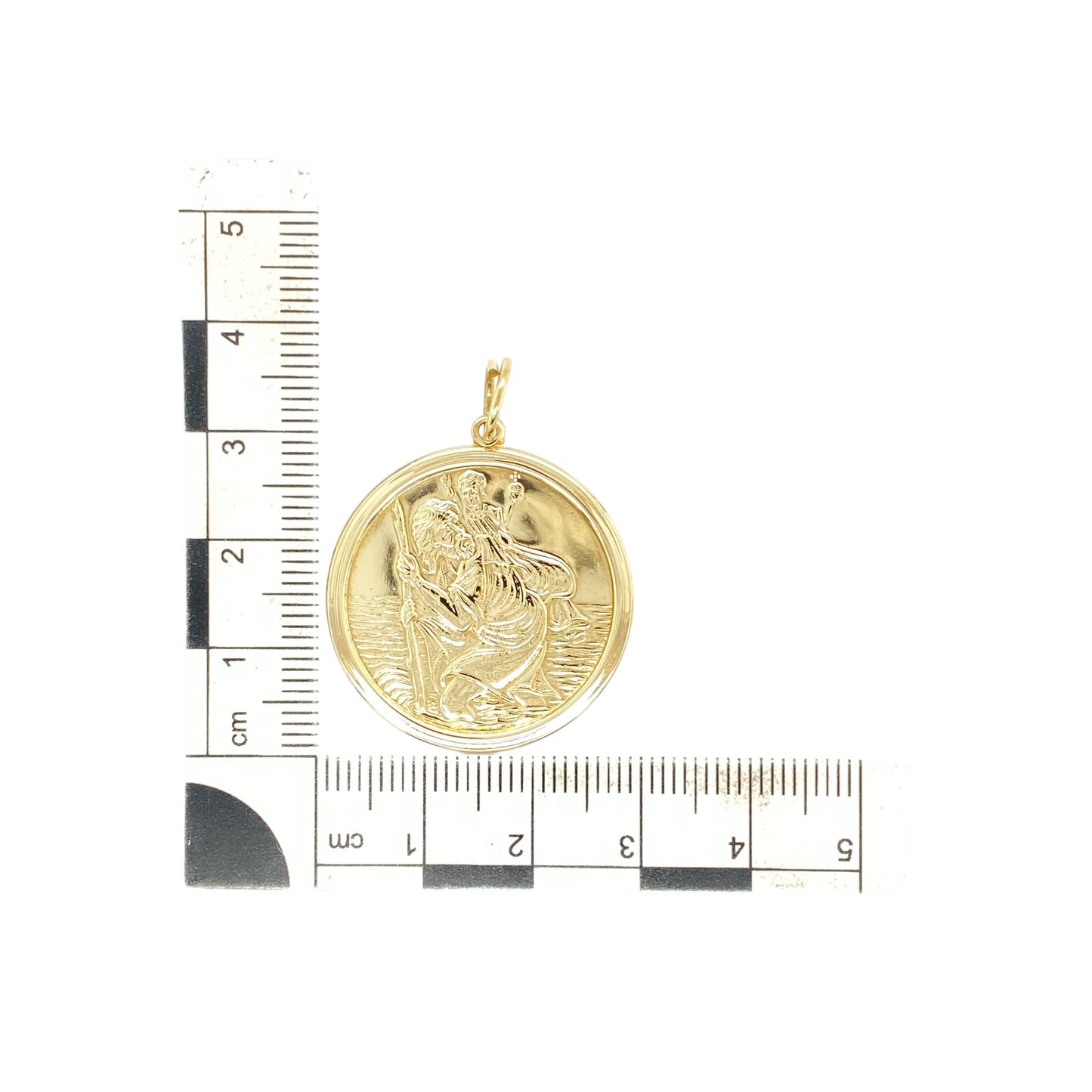 9ct Gold St Christopher Pendant